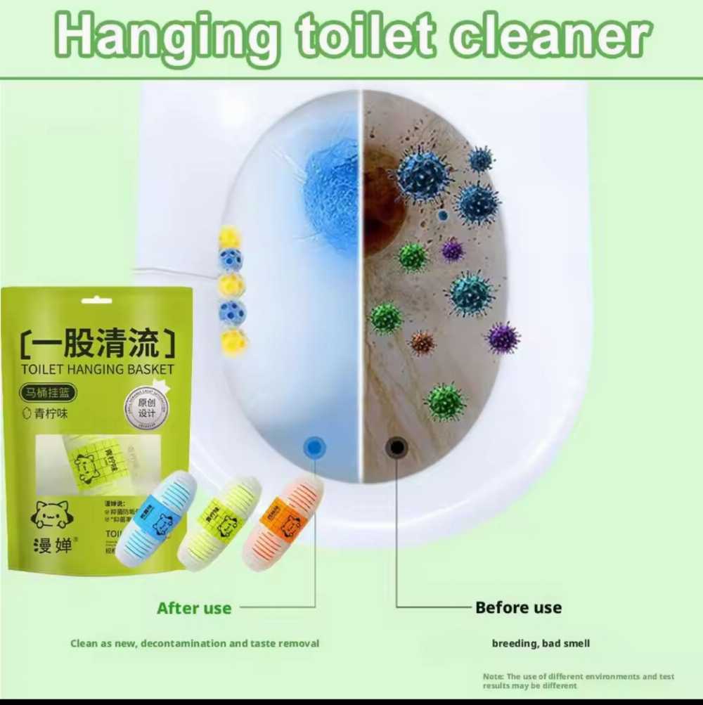 Automatic Toilet Bowl Cleaner Tablets – Long Lasting No-Scrub Tank Drop-ins
